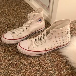 White Converse High-Tops ❣️